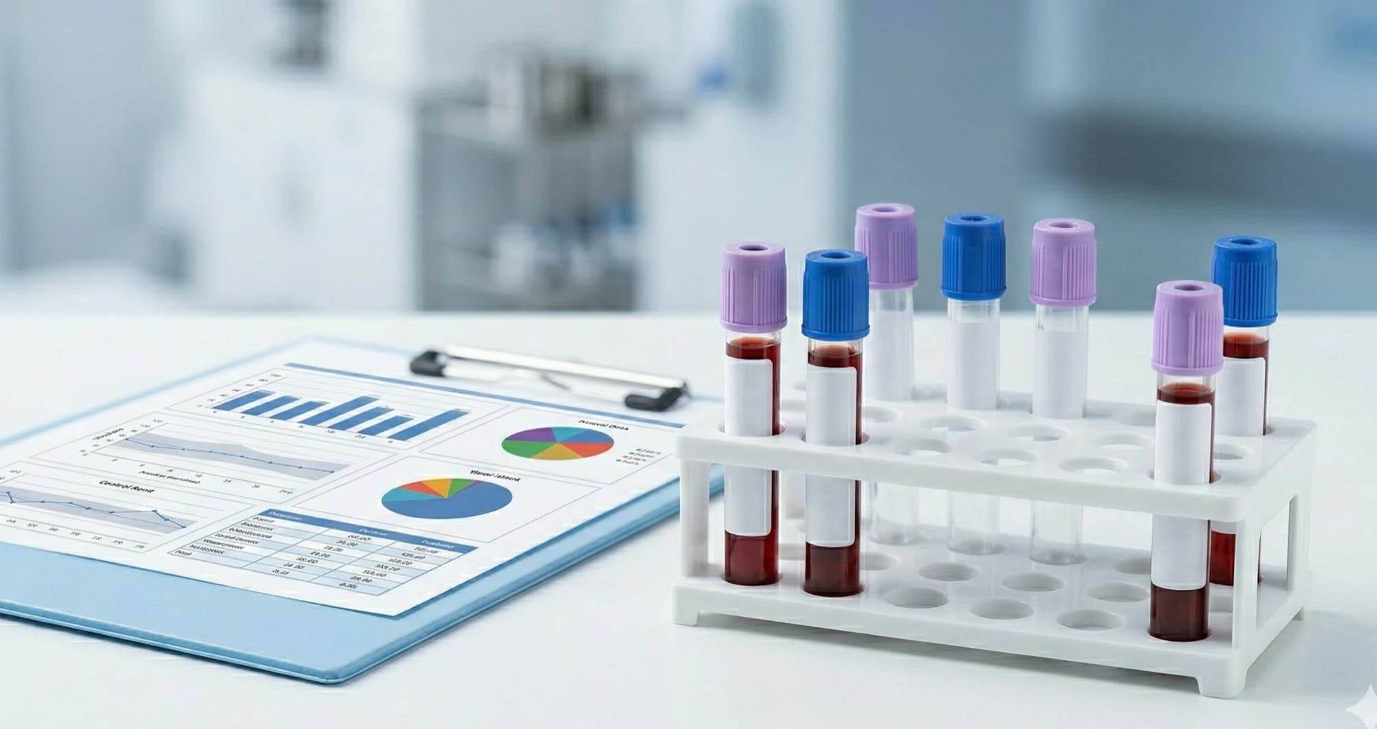 Clinical lab report and diagnostic markers